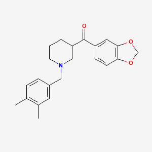 1,3-benzodioxol-5-yl[1-(3,4-dimethylbenzyl)-3-piperidinyl]methanone