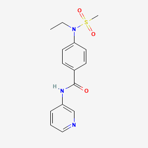 4-[ethyl(methylsulfonyl)amino]-N-3-pyridinylbenzamide