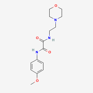 N-(4-methoxyphenyl)-N'-[2-(4-morpholinyl)ethyl]ethanediamide