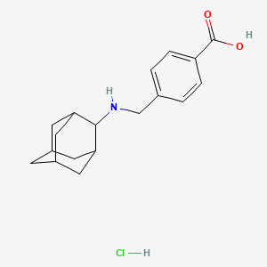 4-[(2-adamantylamino)methyl]benzoic acid hydrochloride