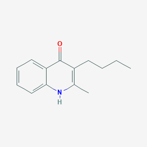 molecular formula C14H17NO B4789082 3-butyl-2-methyl-4-quinolinol 