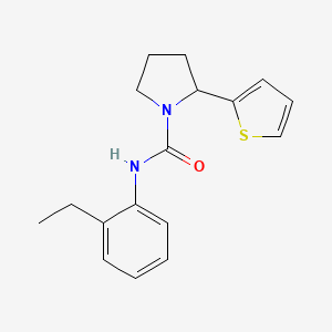 N-(2-ethylphenyl)-2-(2-thienyl)-1-pyrrolidinecarboxamide