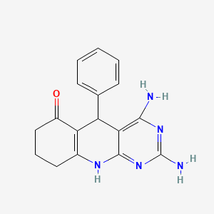 2,4-diamino-5-phenyl-5,8,9,10-tetrahydropyrimido[4,5-b]quinolin-6(7H)-one