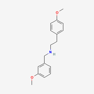 molecular formula C17H21NO2 B4789423 (3-methoxybenzyl)[2-(4-methoxyphenyl)ethyl]amine CAS No. 355817-44-6