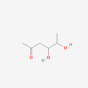 molecular formula C6H12O3 B047895 4,5-Dihydroxyhexan-2-one CAS No. 113201-38-0