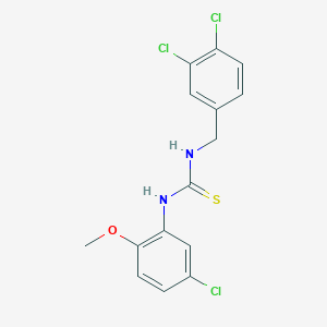 N-(5-chloro-2-methoxyphenyl)-N'-(3,4-dichlorobenzyl)thiourea