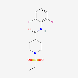 N-(2,6-difluorophenyl)-1-(ethylsulfonyl)-4-piperidinecarboxamide