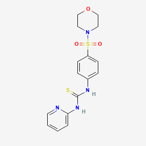 N-[4-(4-morpholinylsulfonyl)phenyl]-N'-2-pyridinylthiourea