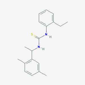 N-[1-(2,5-dimethylphenyl)ethyl]-N'-(2-ethylphenyl)thiourea