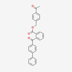 4-acetylbenzyl 2-(4-biphenylylcarbonyl)benzoate