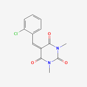 5-(2-chlorobenzylidene)-1,3-dimethyl-2,4,6(1H,3H,5H)-pyrimidinetrione