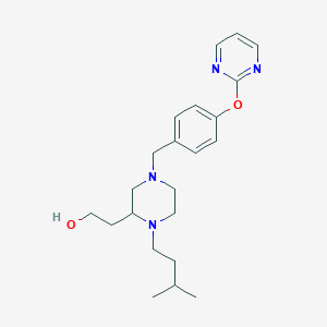 2-{1-(3-methylbutyl)-4-[4-(2-pyrimidinyloxy)benzyl]-2-piperazinyl}ethanol