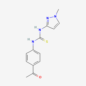 N-(4-acetylphenyl)-N'-(1-methyl-1H-pyrazol-3-yl)thiourea