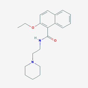 2-ethoxy-N-[2-(1-piperidinyl)ethyl]-1-naphthamide