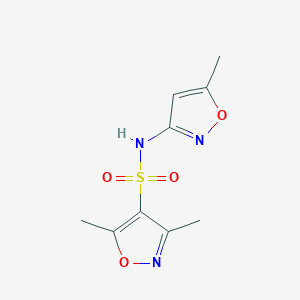 3,5-dimethyl-N-(5-methyl-3-isoxazolyl)-4-isoxazolesulfonamide