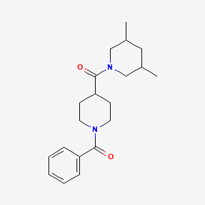 1-[(1-benzoyl-4-piperidinyl)carbonyl]-3,5-dimethylpiperidine