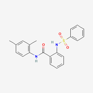 N-(2,4-dimethylphenyl)-2-[(phenylsulfonyl)amino]benzamide