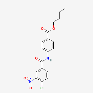 butyl 4-[(4-chloro-3-nitrobenzoyl)amino]benzoate