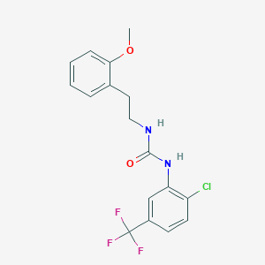 N-[2-chloro-5-(trifluoromethyl)phenyl]-N'-[2-(2-methoxyphenyl)ethyl]urea