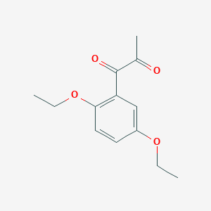 molecular formula C13H16O4 B4789874 1-(2,5-diethoxyphenyl)-1,2-propanedione 