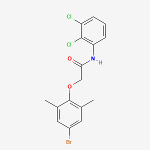 2-(4-bromo-2,6-dimethylphenoxy)-N-(2,3-dichlorophenyl)acetamide