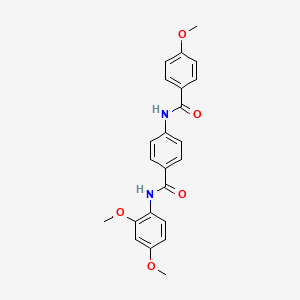 N-(4-{[(2,4-dimethoxyphenyl)amino]carbonyl}phenyl)-4-methoxybenzamide