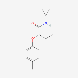 N-cyclopropyl-2-(4-methylphenoxy)butanamide