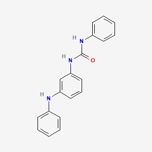 molecular formula C19H17N3O B4790124 N-(3-anilinophenyl)-N'-phenylurea 