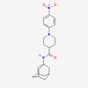 N-1-adamantyl-1-(4-nitrophenyl)-4-piperidinecarboxamide