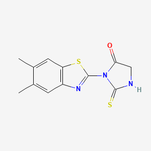 3-(5,6-dimethyl-1,3-benzothiazol-2-yl)-2-thioxo-4-imidazolidinone