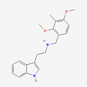 molecular formula C20H24N2O2 B4790208 (2,4-dimethoxy-3-methylbenzyl)[2-(1H-indol-3-yl)ethyl]amine 