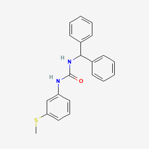 N-(diphenylmethyl)-N'-[3-(methylthio)phenyl]urea