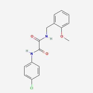 N-(4-chlorophenyl)-N'-(2-methoxybenzyl)ethanediamide