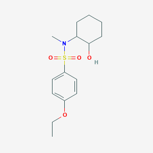 4-ethoxy-N-(2-hydroxycyclohexyl)-N-methylbenzenesulfonamide