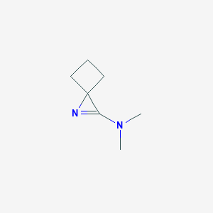 molecular formula C7H12N2 B047904 N,N-Dimethyl-1-azaspiro[2.3]hex-1-en-2-amine CAS No. 112142-86-6