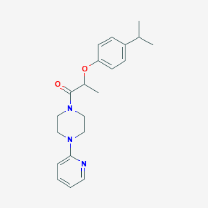 1-[2-(4-isopropylphenoxy)propanoyl]-4-(2-pyridinyl)piperazine