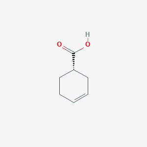molecular formula C7H10O2 B047905 (S)-(-)-3-环己烯羧酸 CAS No. 5708-19-0