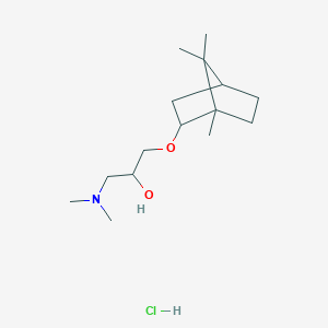 1-(dimethylamino)-3-[(1,7,7-trimethylbicyclo[2.2.1]hept-2-yl)oxy]-2-propanol hydrochloride