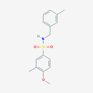 4-methoxy-3-methyl-N-(3-methylbenzyl)benzenesulfonamide