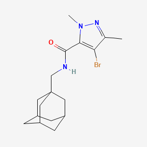 N-(1-adamantylmethyl)-4-bromo-1,3-dimethyl-1H-pyrazole-5-carboxamide