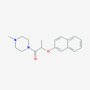 1-methyl-4-[2-(2-naphthyloxy)propanoyl]piperazine