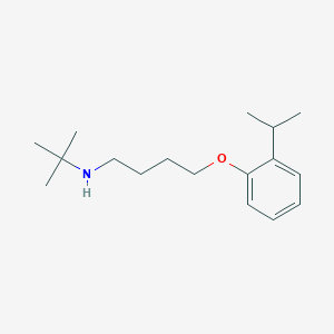 N-(tert-butyl)-4-(2-isopropylphenoxy)-1-butanamine