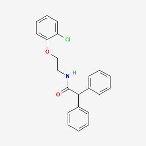 N-[2-(2-chlorophenoxy)ethyl]-2,2-diphenylacetamide