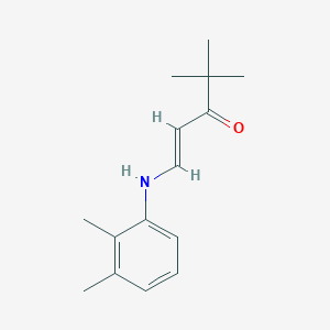 1-[(2,3-dimethylphenyl)amino]-4,4-dimethyl-1-penten-3-one