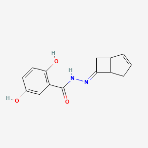 N'-bicyclo[3.2.0]hept-2-en-6-ylidene-2,5-dihydroxybenzohydrazide