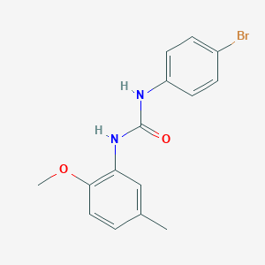 molecular formula C15H15BrN2O2 B4791007 N-(4-bromophenyl)-N'-(2-methoxy-5-methylphenyl)urea 