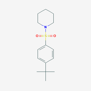 molecular formula C15H23NO2S B479120 1-[(4-Tert-butylphenyl)sulfonyl]piperidine CAS No. 331677-32-8
