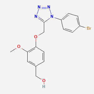 (4-{[1-(4-bromophenyl)-1H-tetrazol-5-yl]methoxy}-3-methoxyphenyl)methanol