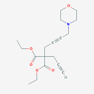 diethyl [4-(4-morpholinyl)-2-butyn-1-yl](2-propyn-1-yl)malonate