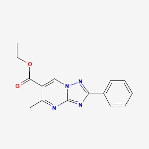 ethyl 5-methyl-2-phenyl[1,2,4]triazolo[1,5-a]pyrimidine-6-carboxylate